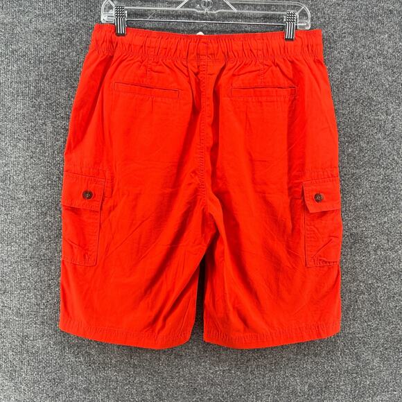 Lands End Board Shorts Boys Youth XL Orange Swim Trunks Pockets - Picture 9 of 9